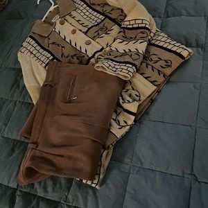 2 pc Coldwater Creek jacket and pants